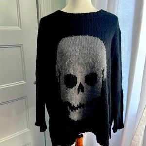 Wooden Ships Skull Sweater Xs/s